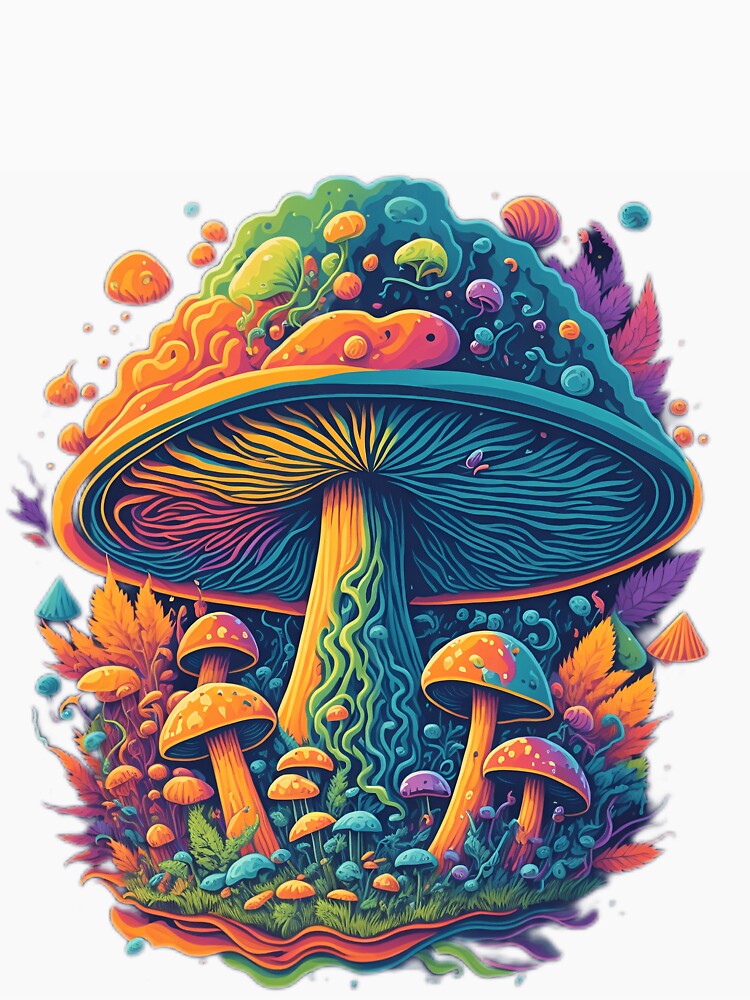Fantasy Mushrooms Art by ZenStickConcept
