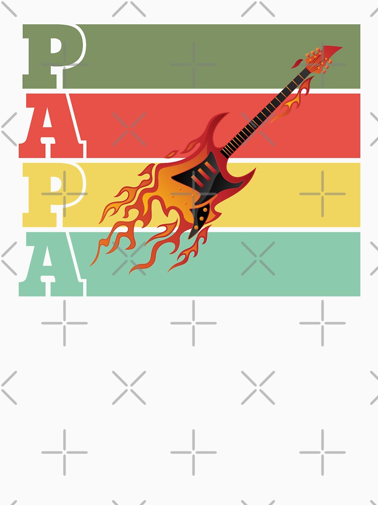 Papa is a guitarist by PODapparel