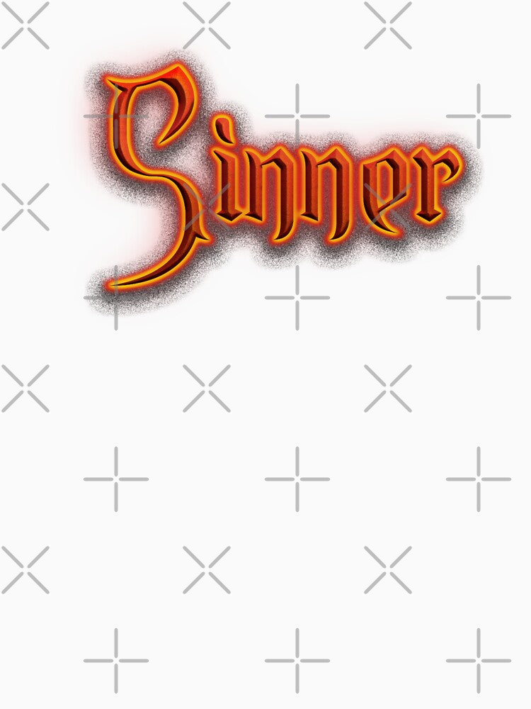 Sinner (Fiery Glowing Text) by Swabcraft