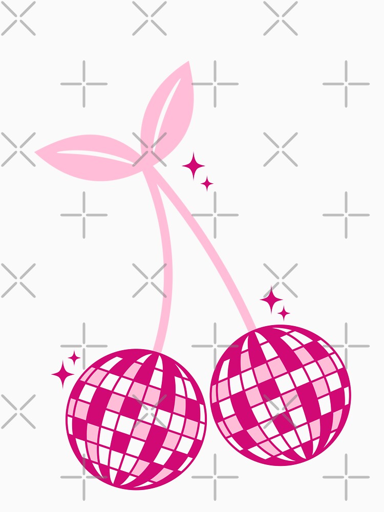 Pink Disco Ball Cherry by dottiedigitals