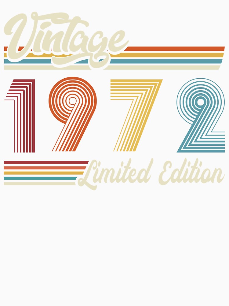 Limited Edition 1972 Birthday Shirt 50th Birthday by Shirt-Kaiser