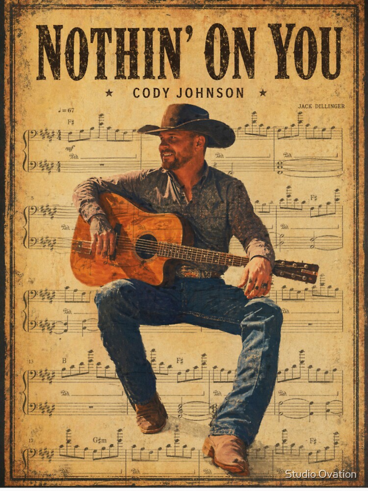 Nothin’ On You – Vintage Country Guitar Art (Cody Johnson Inspired) by Studio Ovation