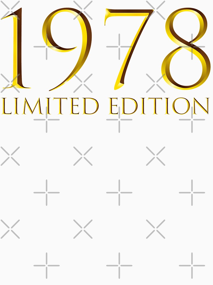 1978 Limited Edition 43 Years Old 43rd Birthday by DavisHasari