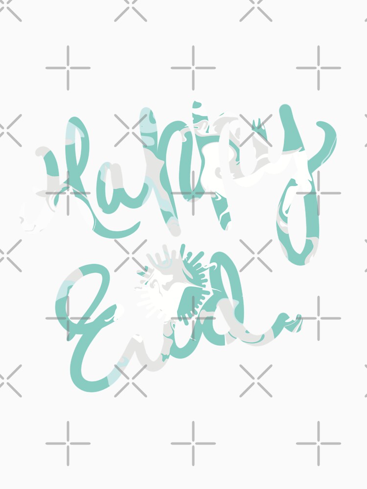 Happy Eid Festival Sunshine Greetings Hand Lettering Green by chuckletuckle