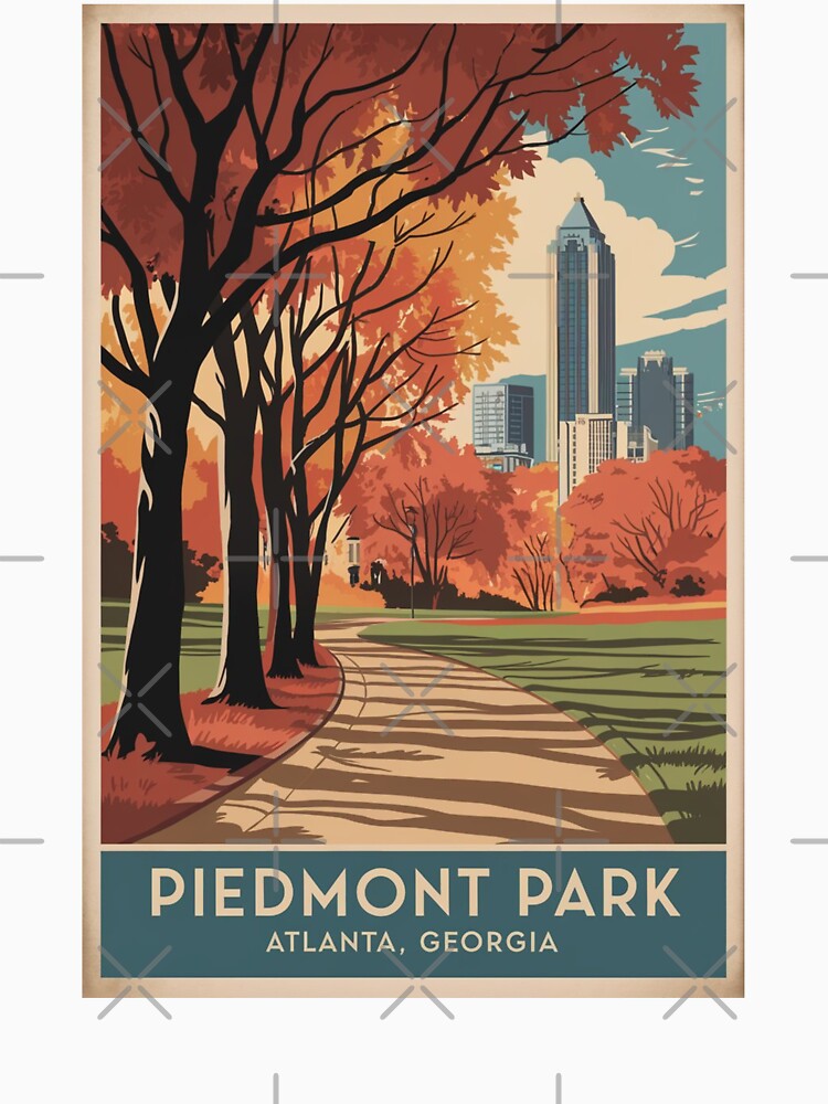 Atlanta Vintage Travel Poster by TravelerRat