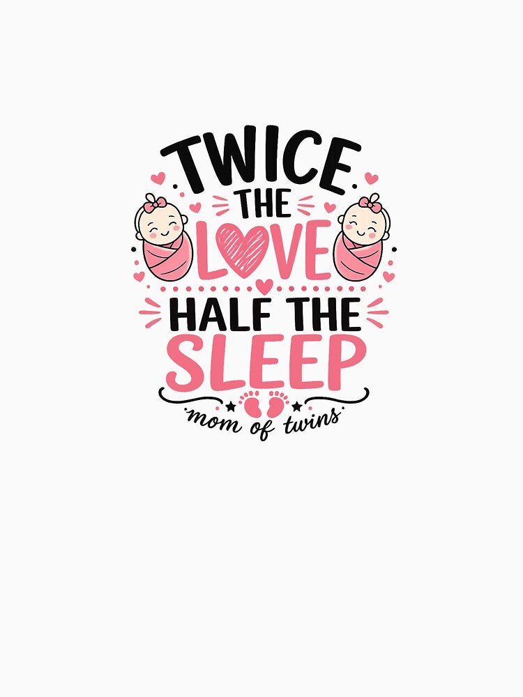 New Mom of Twins - Twice the Love, Half the Sleep by QRLDesigns