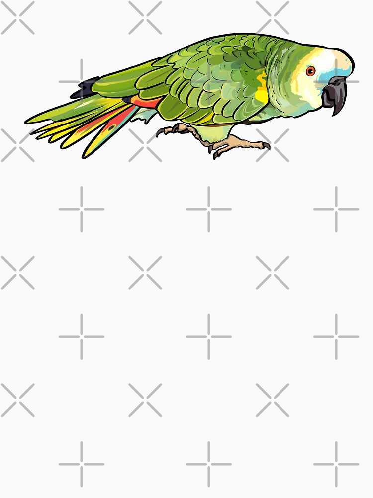 Ornery Blue Fronted Amazon Parrot by Zurickdesigns