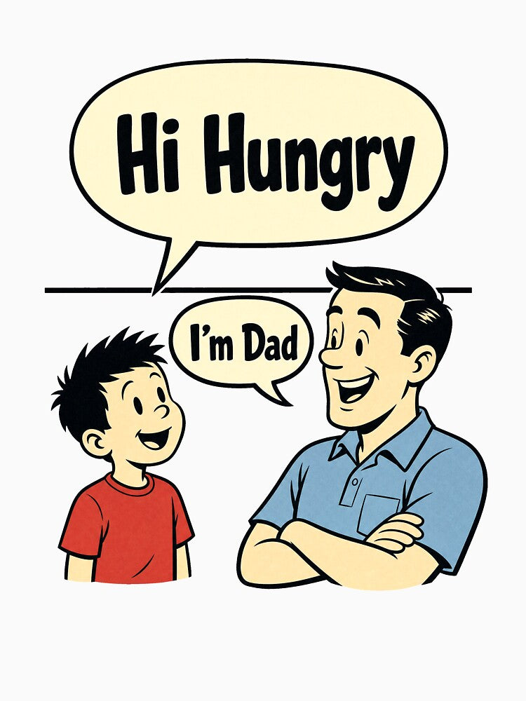 Hi Hungry, I'm Dad – Dad Joke by pirminio