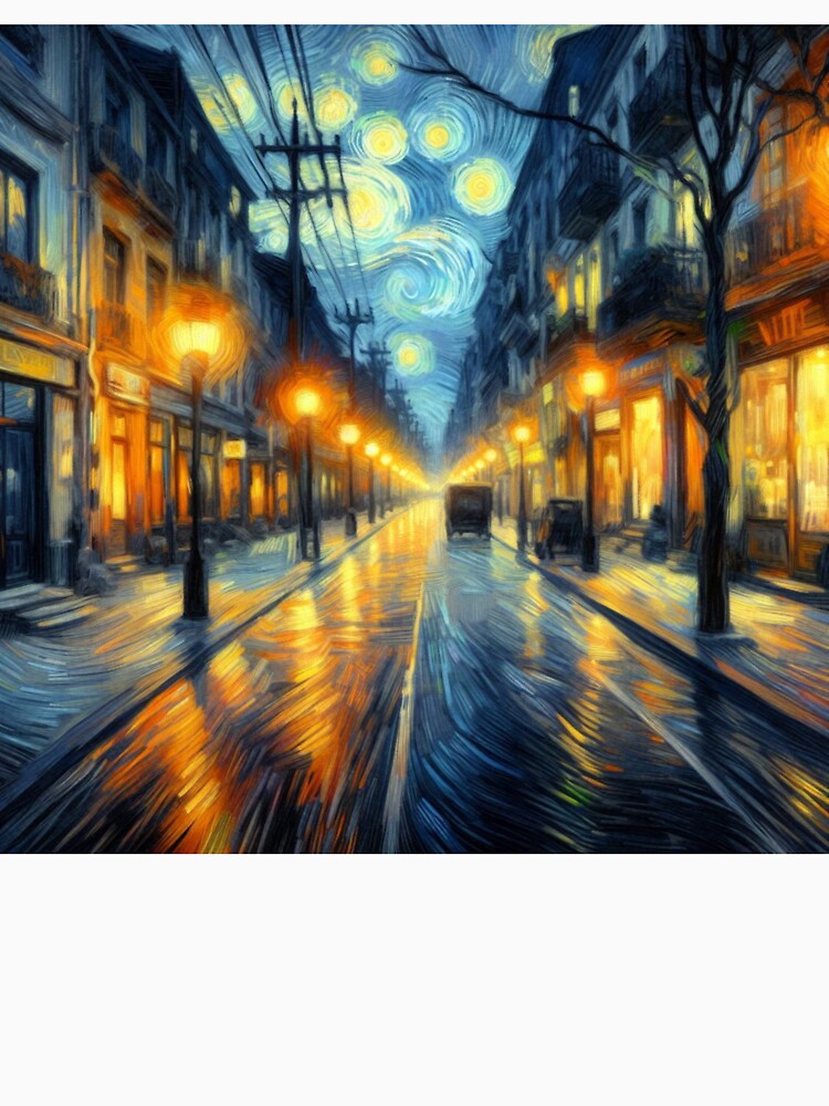 Night Over the Wet Boulevard by Donkey's Salad