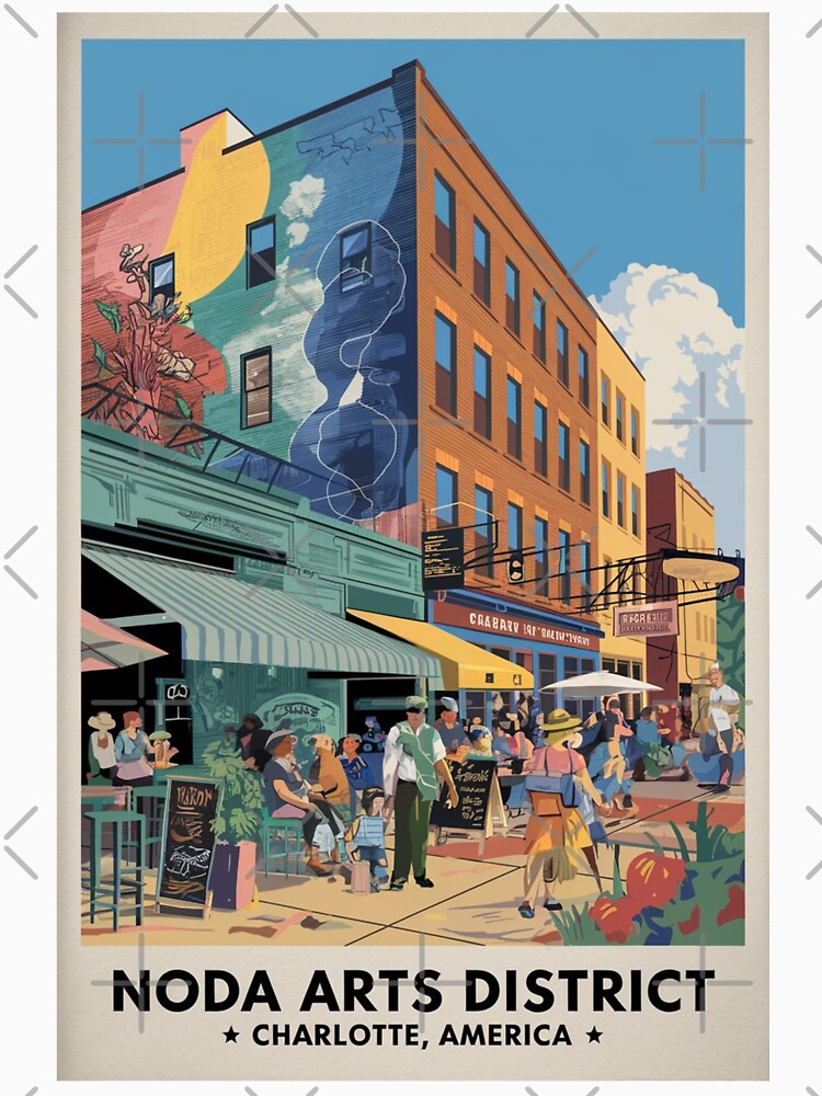 Charlotte Vintage Travel Poster by TravelerRat