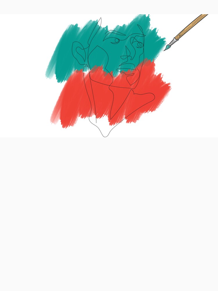 Abstract One Line Face Arta~ by Vega Ed