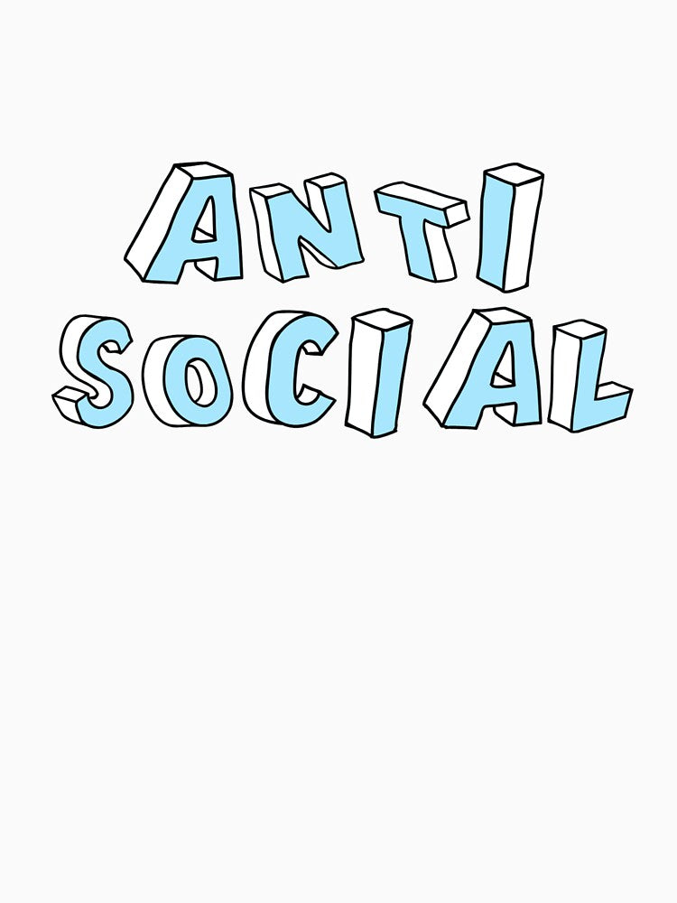 Anti social logo style by MarianIlie