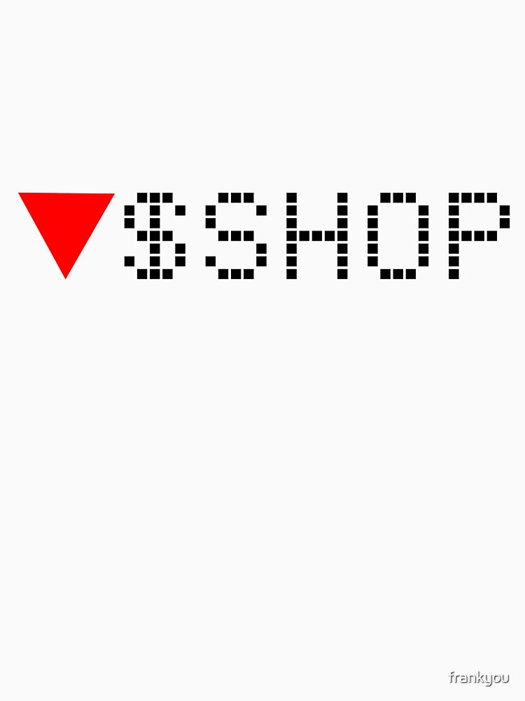 Shopify Stock Ticker Red - Black Font by frankyou