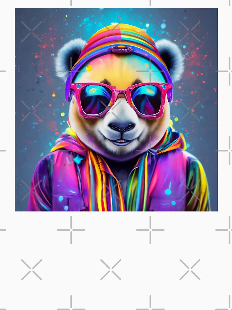 Pop art style panda by LuckyFamily