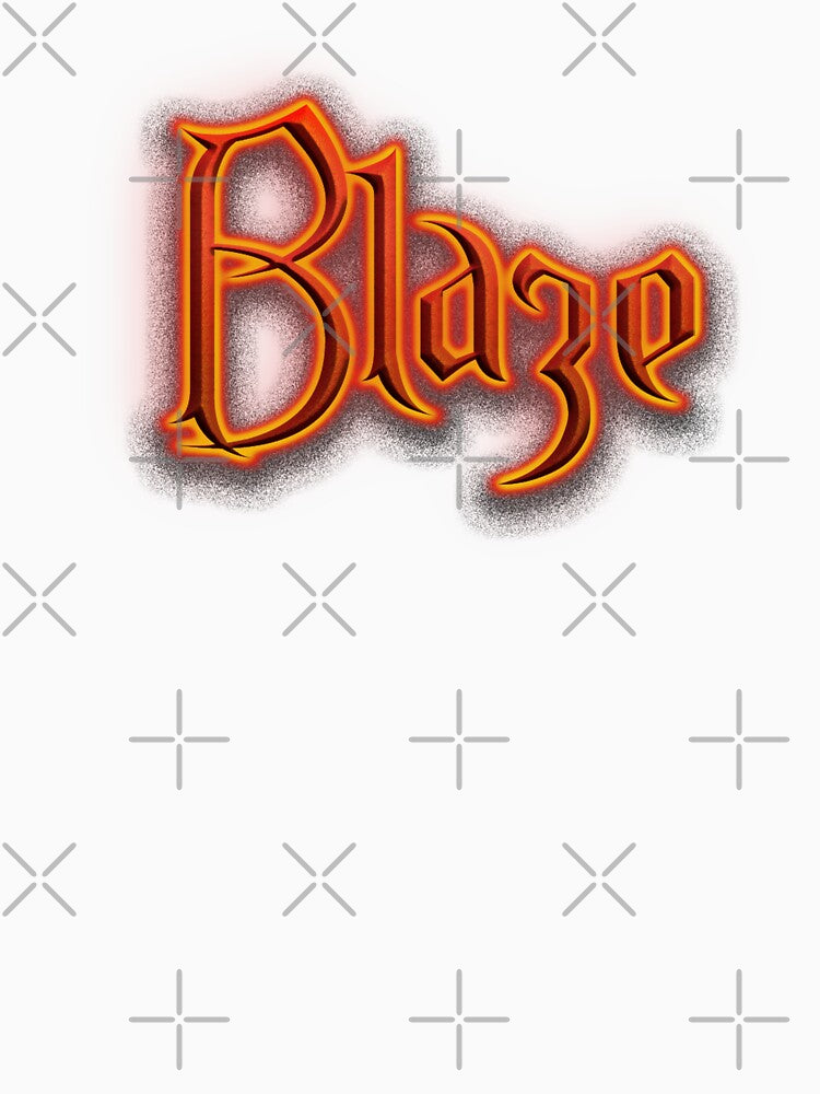 Blaze (Fiery Glowing Text) by Swabcraft