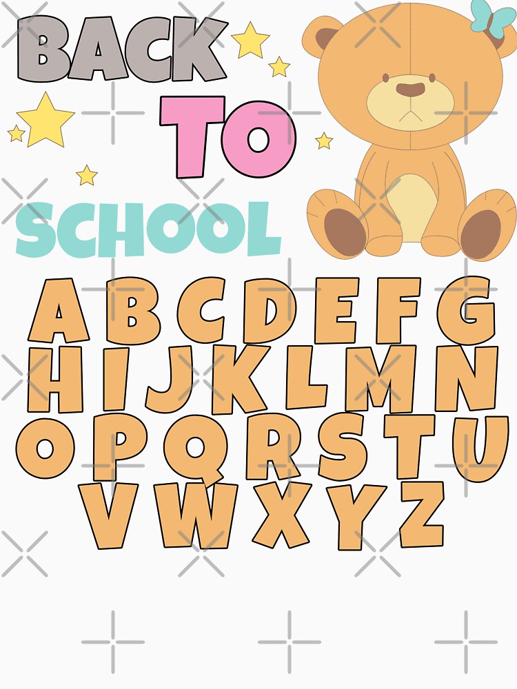 Funny Pre K Kindergarten Hi Alphabet Back To School Teachers by KHAFiT