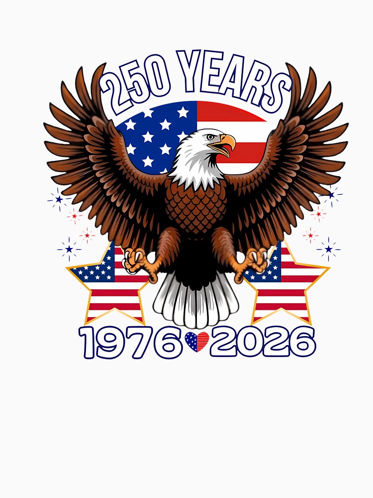 Vintage 250 Years 1776-2026 250Th Birthday 4Th July by tratakos
