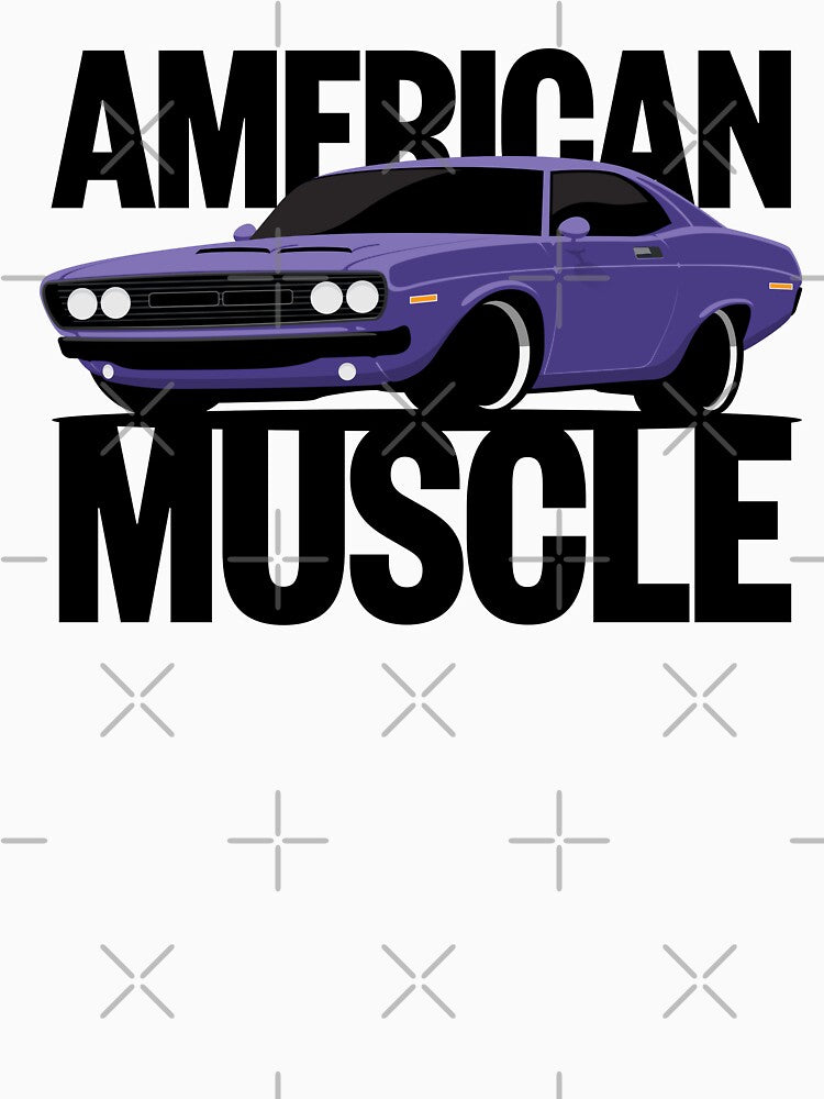 American Muscle Pony Car Illustration by blackdogshop