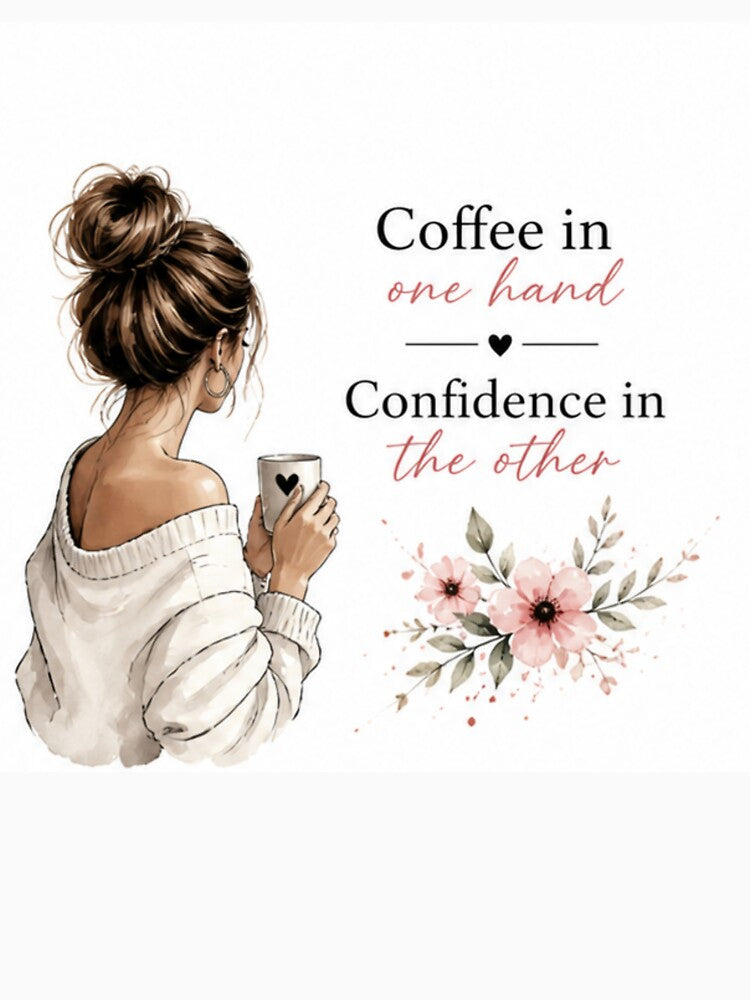 Coffee and Confidence by fadeinkstudio