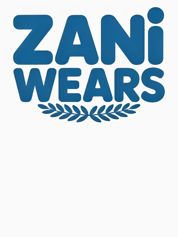 Bold Zani Wears Logo Design – Blue Streetwear Brand Emblem by Zanigold