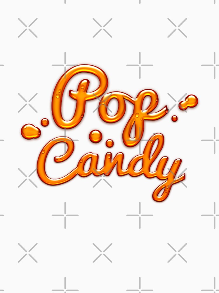 pop candy, caramel, caramel text, candy text, sweet text, digital drawing, digital art by Nesterova