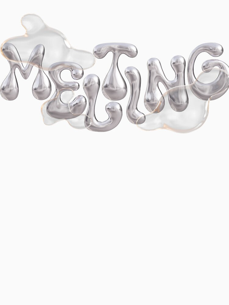 Melting – Liquid Chrome Typography by Tamawy