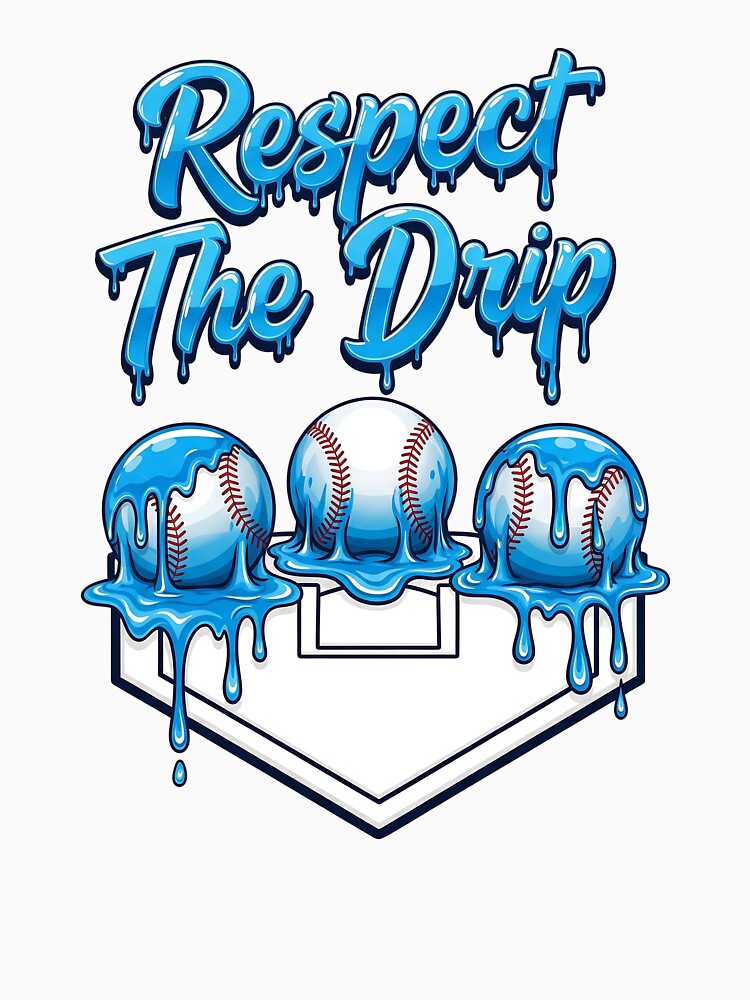 Baseball Lifestyle 101 Apparel Youth Baseball Drip Icecream by diyoor