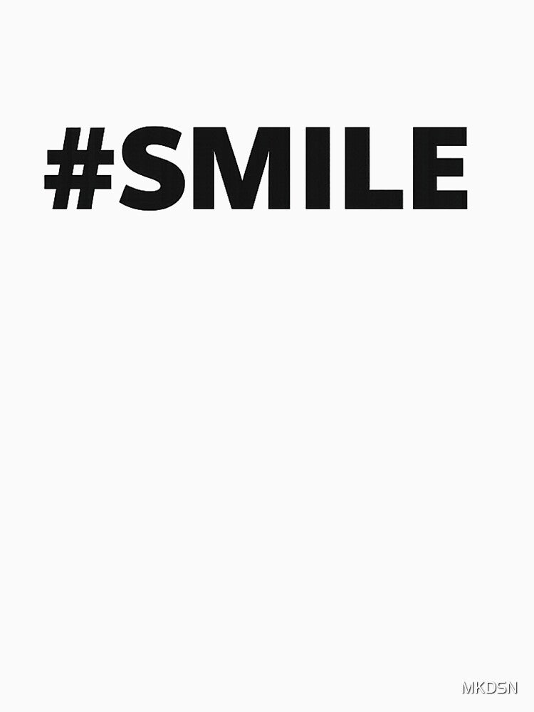 #SMILE Minimal Typography by MKDSN