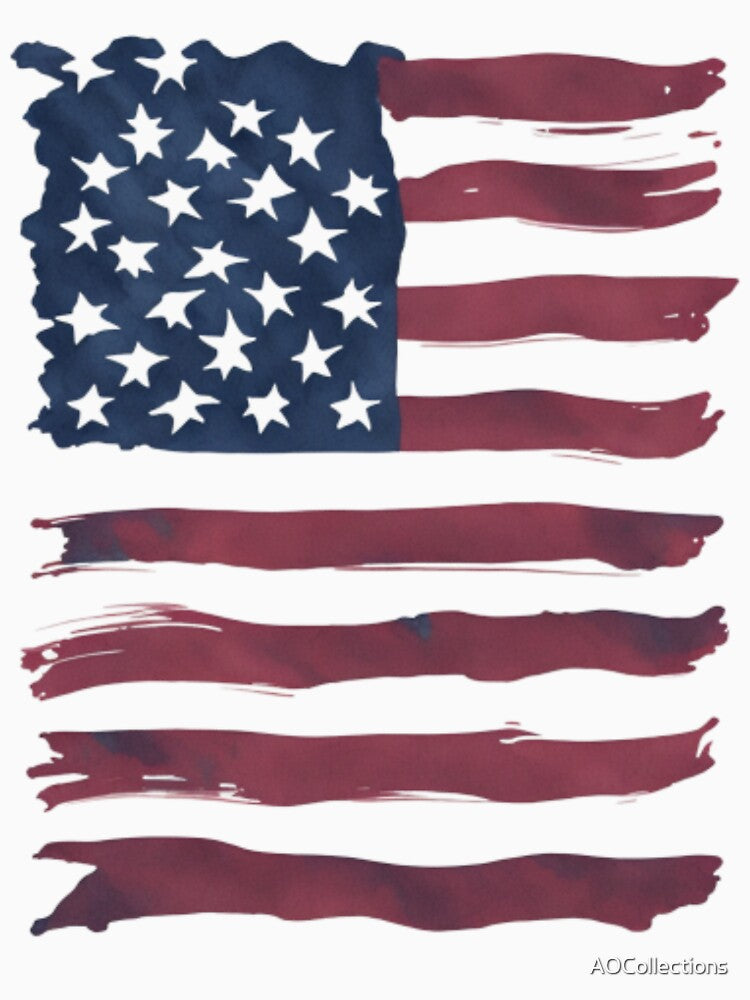 The Great Vintage American Flag by AOCollections