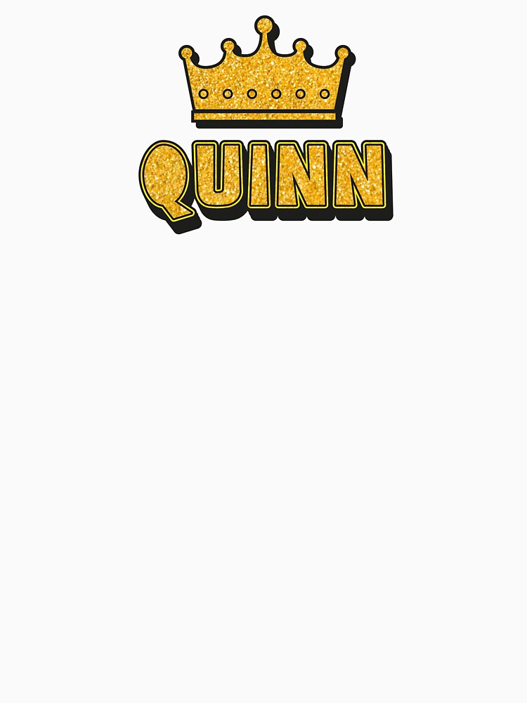 Quinn Personalized Name With Crown - Cool & Funny Custom Gift for Men and Boys by Oussinc