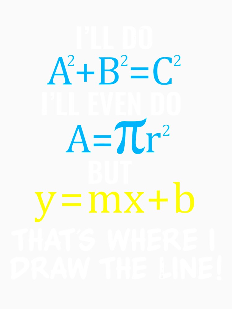 Basic Math Pun Meme for Youth Teen Girls Boys by PaulGeruschat