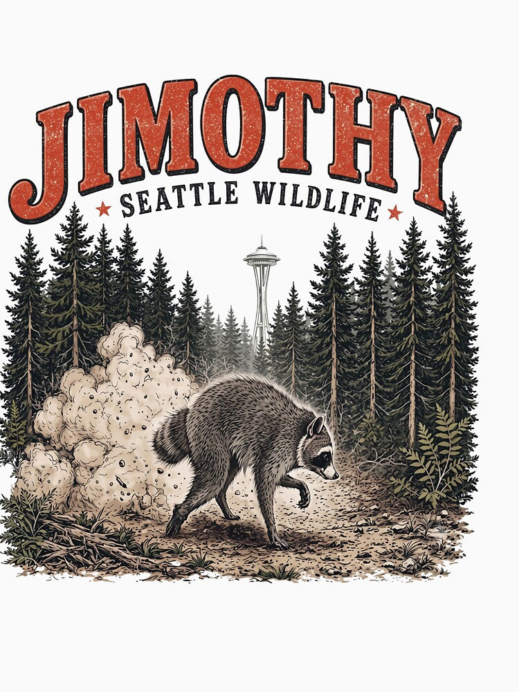 Jimothy Raccoon Seattle Wildlife by PatrickRobbin