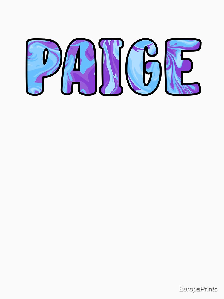Paige Custom Name by EuropaPrints