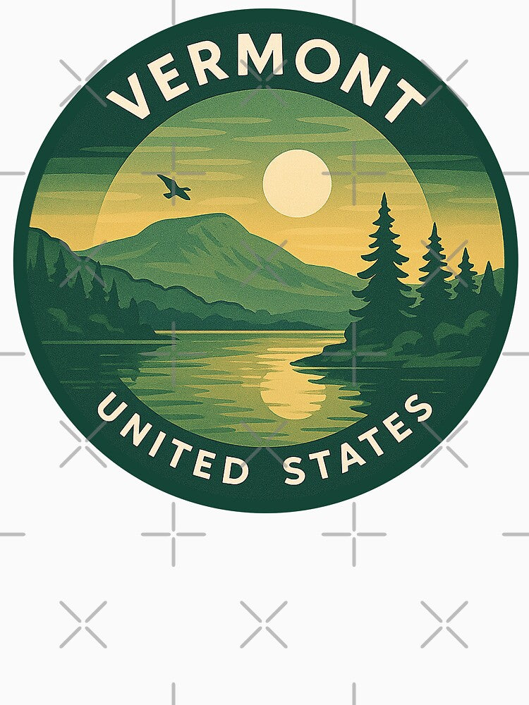 Vermont USA Vintage Travel by Thistle-TShop