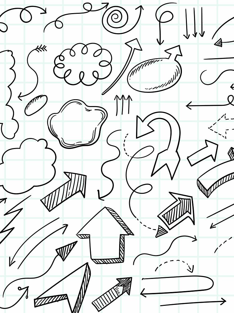 Hand-drawn symbols by JHiba
