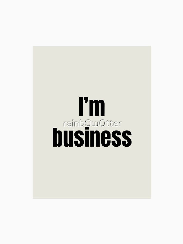 Im Business by rainb0w0tter
