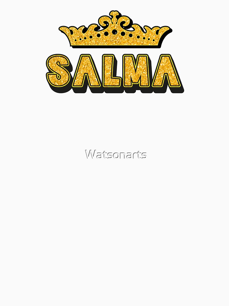 Salma Personalized Funny Custom Name Crown Design by Watsonarts