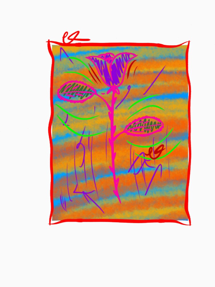 Abstract Neon Rose by mitchellsolis