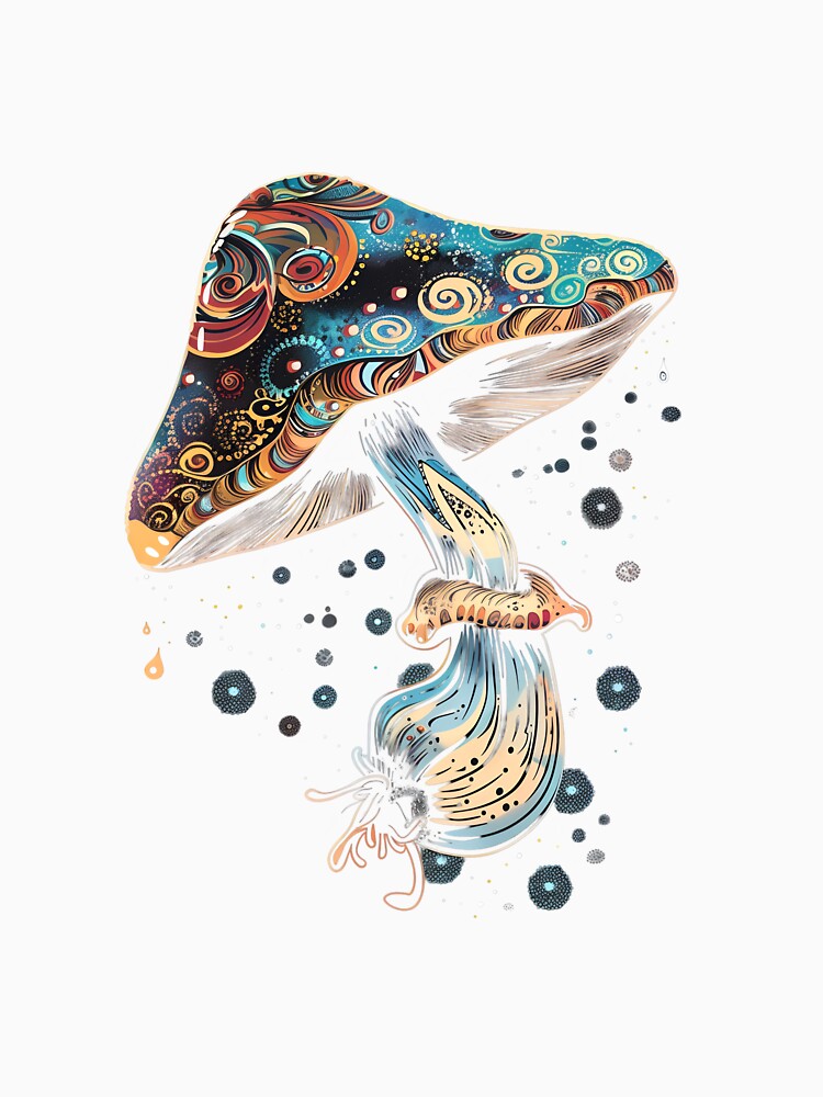 Stylized Magic Mushroom 16 by HarmonyTheKoala