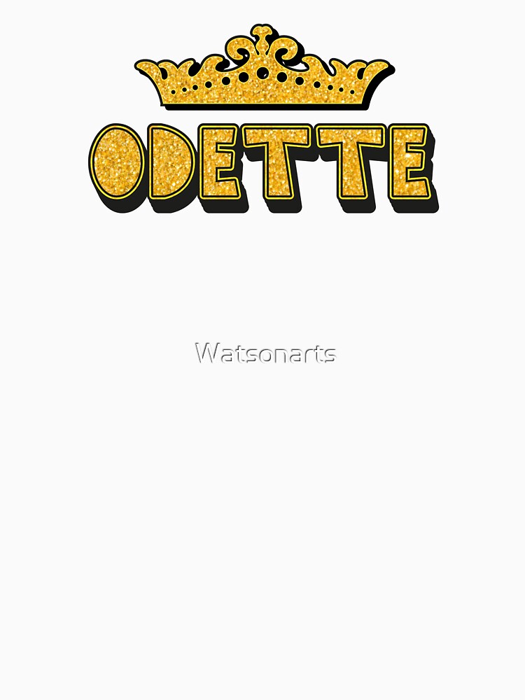 Odette Personalized Funny Custom Name Crown Design by Watsonarts