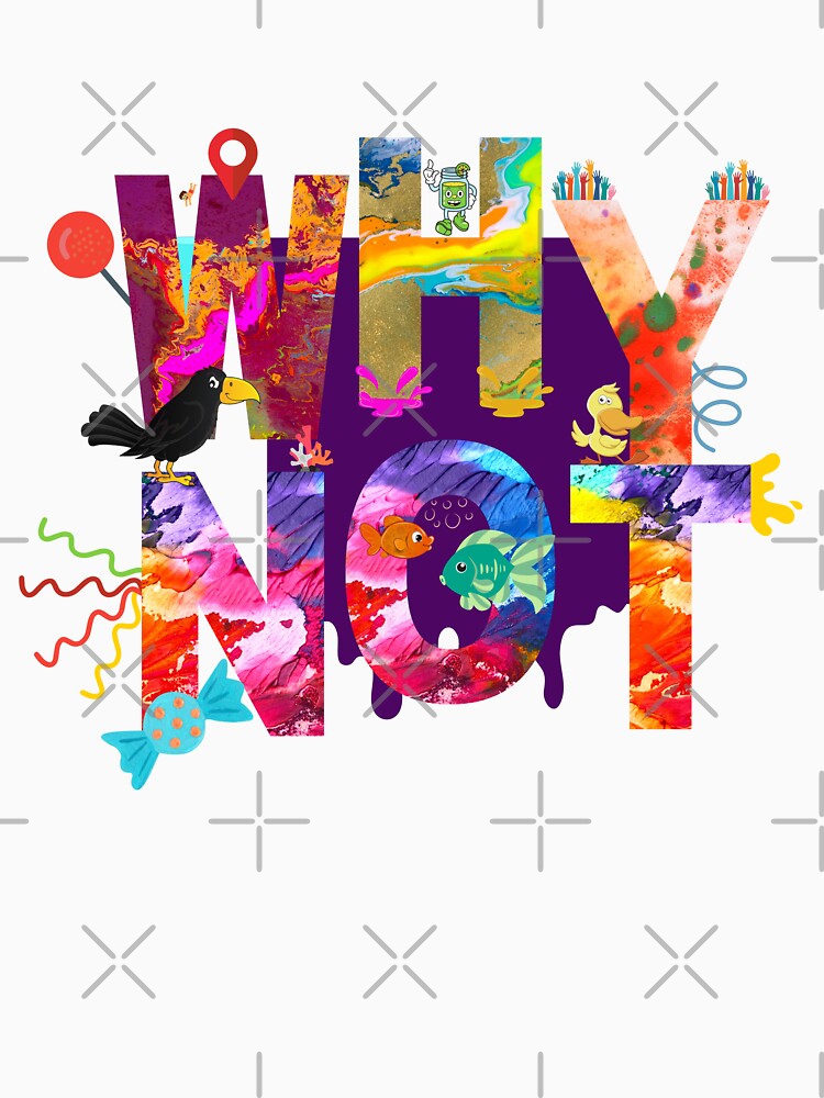 Why Not Colorful (Rainbow) Design by MoonCarrotnft
