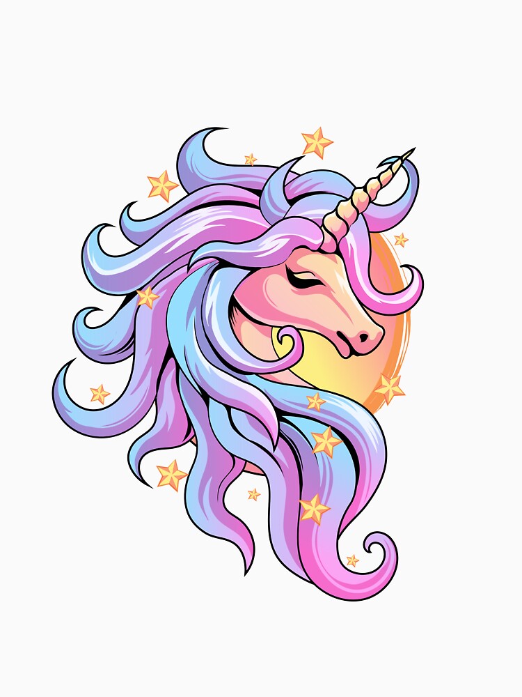 Pastel Goth Unicorn by DionArts