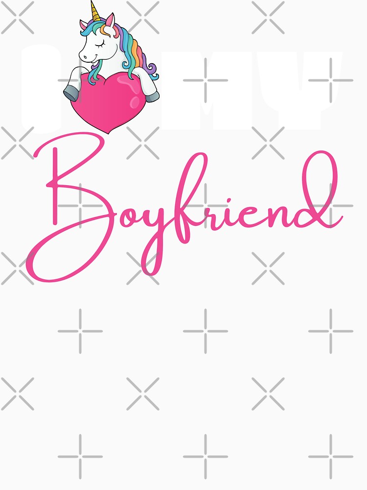 I Love My Boyfriend Gift for her Gifts for Girlfriend by llon