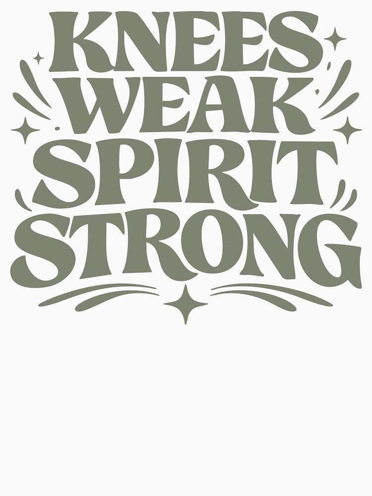 Knees Weak Spirit Strong Funny Festival Shirt Rave Humor Concert Outfit Party Tee by Tattee