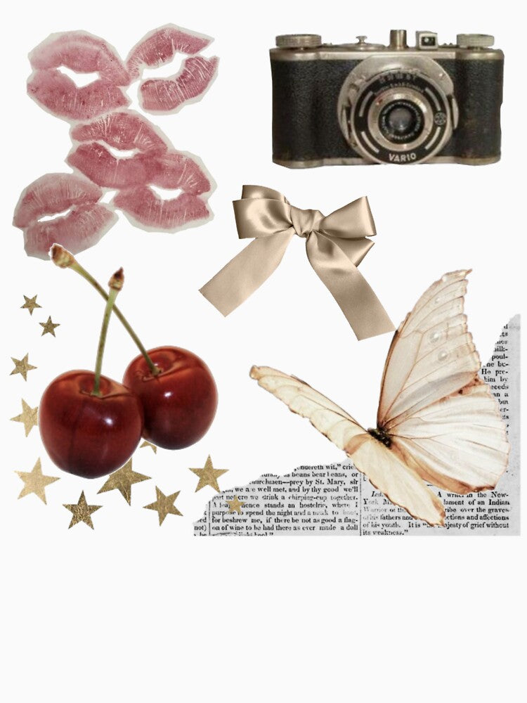 Golden Retro Aesthetic Collage ✨?? by okayamberart