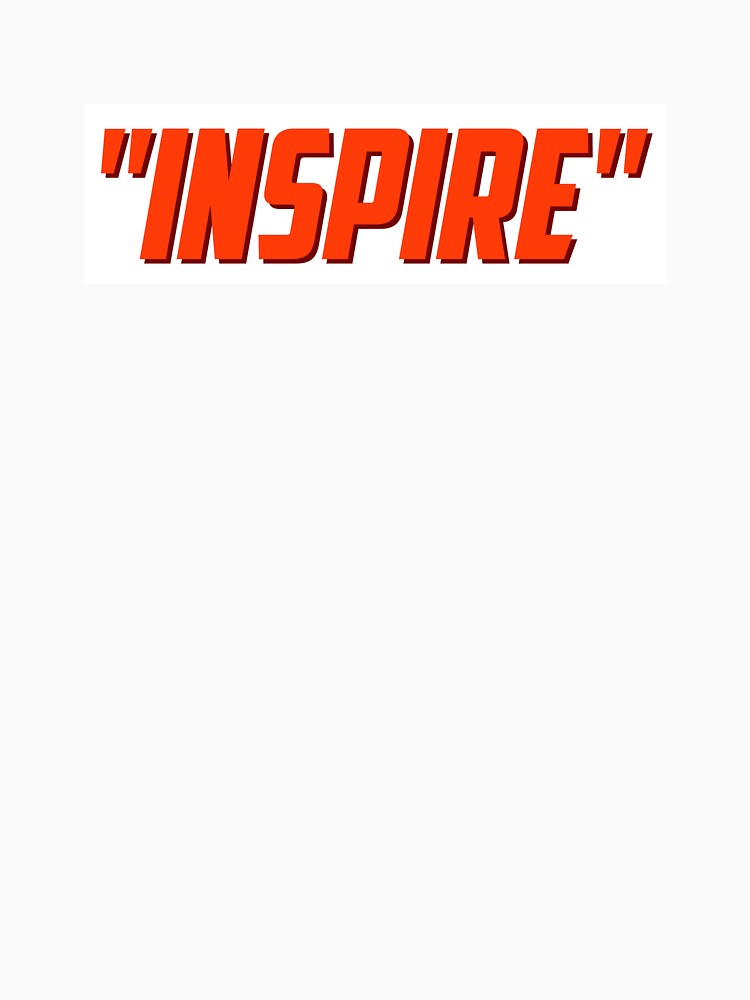 Inspire text Sicker by Sticktle