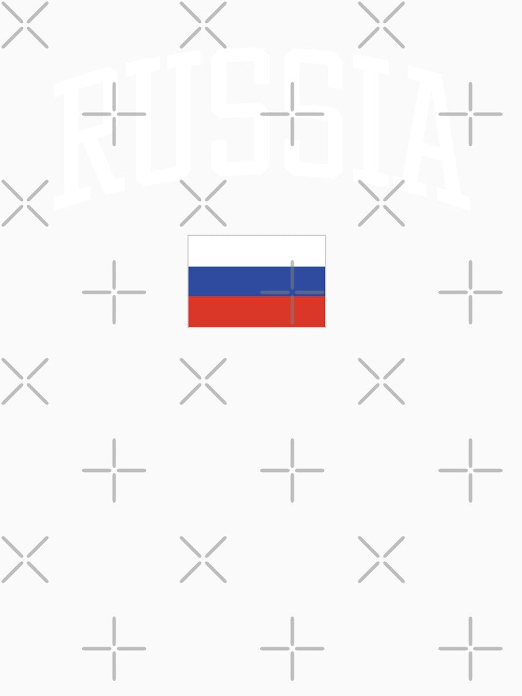 Russia Flag Country Pride Graphic by toutwearapparel