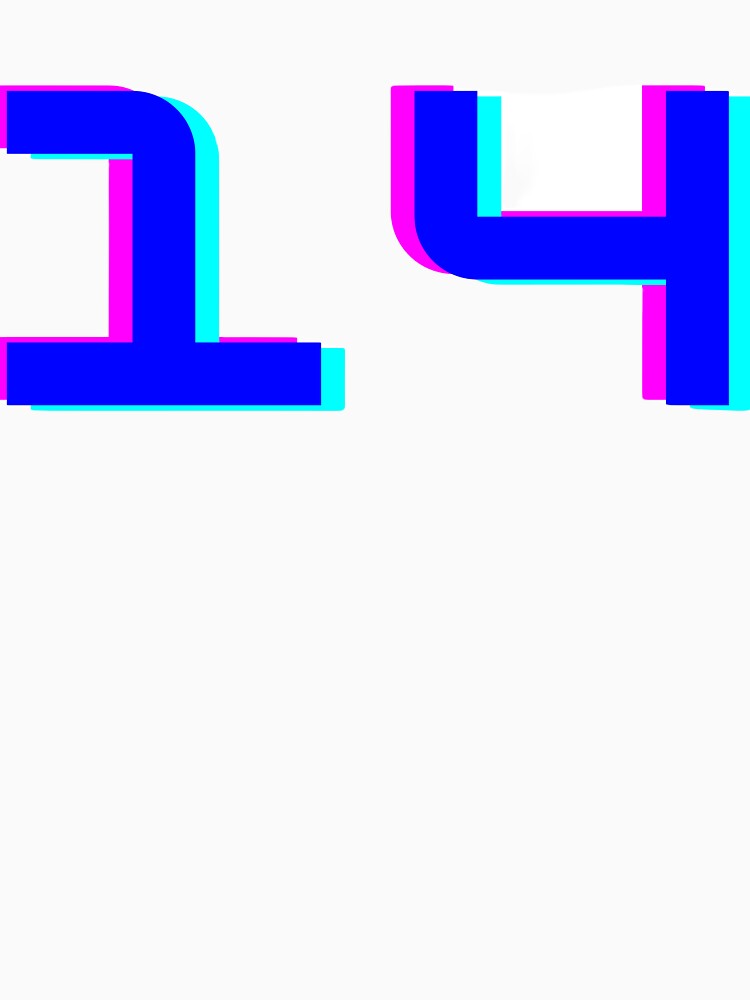 number fourteen / Numbers for children by Constructive27