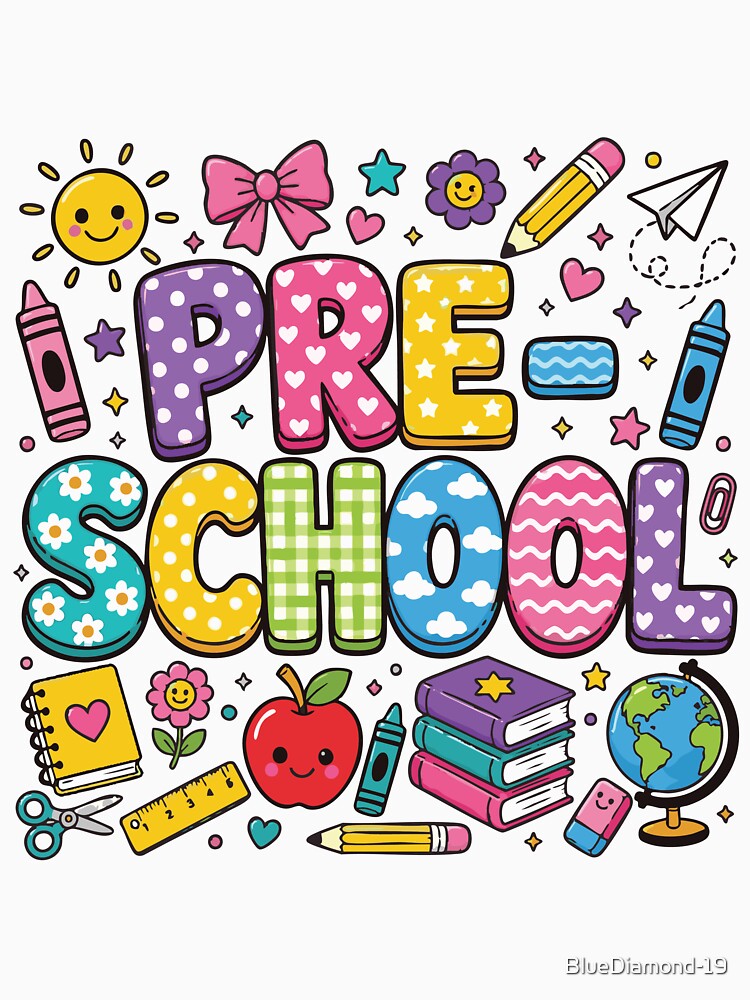 pre-school, Back to school, teacher shirt by BlueDiamond-19