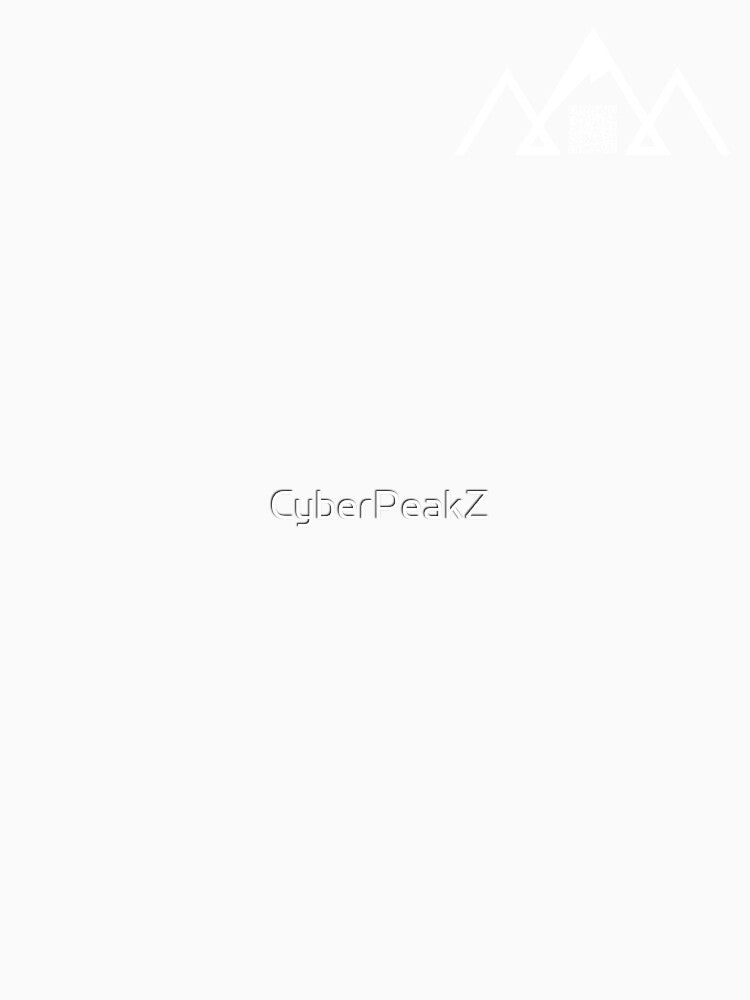 Copy of Cyber PeakZ: Brand Logo (Whiteout + QR) by CyberPeakZ